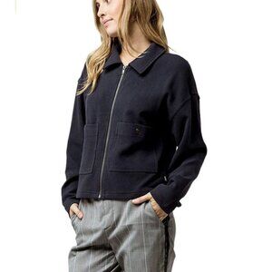 $70 RVCA Women’s Busdriver Zip Sweatshirt Size S